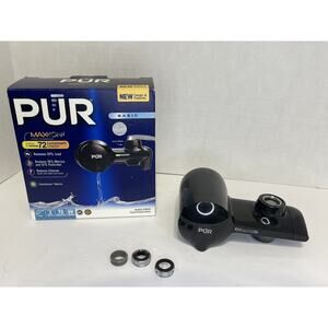 PUR Basic Faucet Water Filter System Black MAXION FM-2000B Open Box